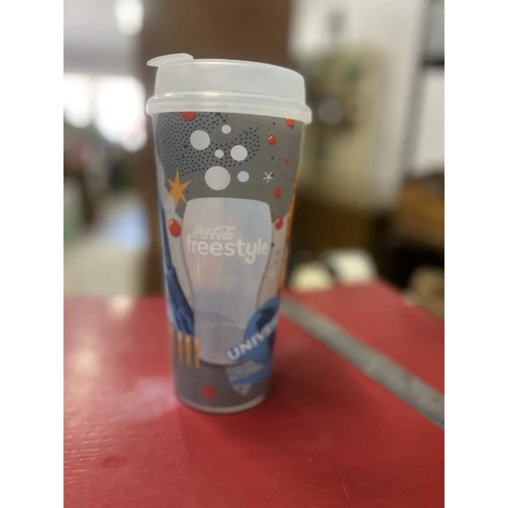 Universal Studios Orlando Coca-Cola Freestyle Whirley Drink Works! Souvenir‎ Cup